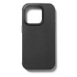 Mujjo iPhone 15 Pro Leather Shield Case - MagSafe Kompatibel - Sort Supply