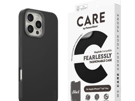 CARE by PanzerGlass iPhone 16 Pro Max FASHION Fearlessly Fashionable Case - MagSafe Kompatibel - Black Fashion