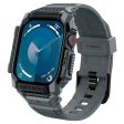 Apple Watch 10 (46mm) Spigen Rugged Armor Pro Rem m. Cover - Grå Hot on Sale