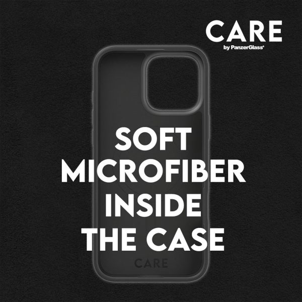 CARE by PanzerGlass iPhone 16 Pro Max FASHION Fearlessly Fashionable Case - MagSafe Kompatibel - Black Fashion