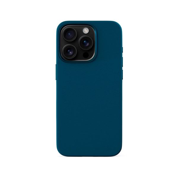 iPhone 16 Pro Max Epico Mag+ Silikone Cover - MagSafe Kompatibel - Petrol Blue Supply