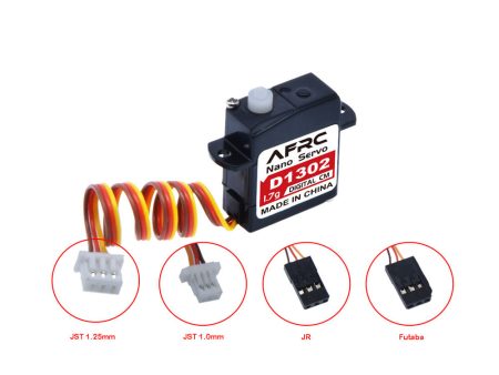 AFRC-D1302 Micro 1.7g Large Torque Mini Digital Servo for RC Airplane Fixed Wing Helicopter Discount